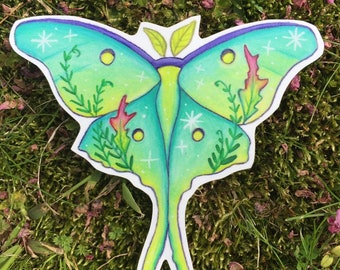 Luna Moth sticker