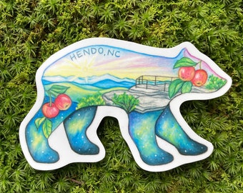 Hendo (Hendersonville) NC Bear sticker
