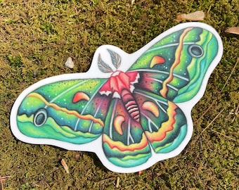 Cecropia Moth sticker