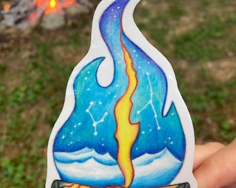 Campfire Sticker.