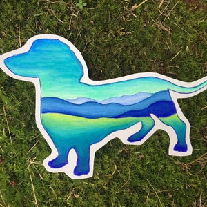 Dachshund sticker