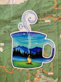Camping Cup Magnet