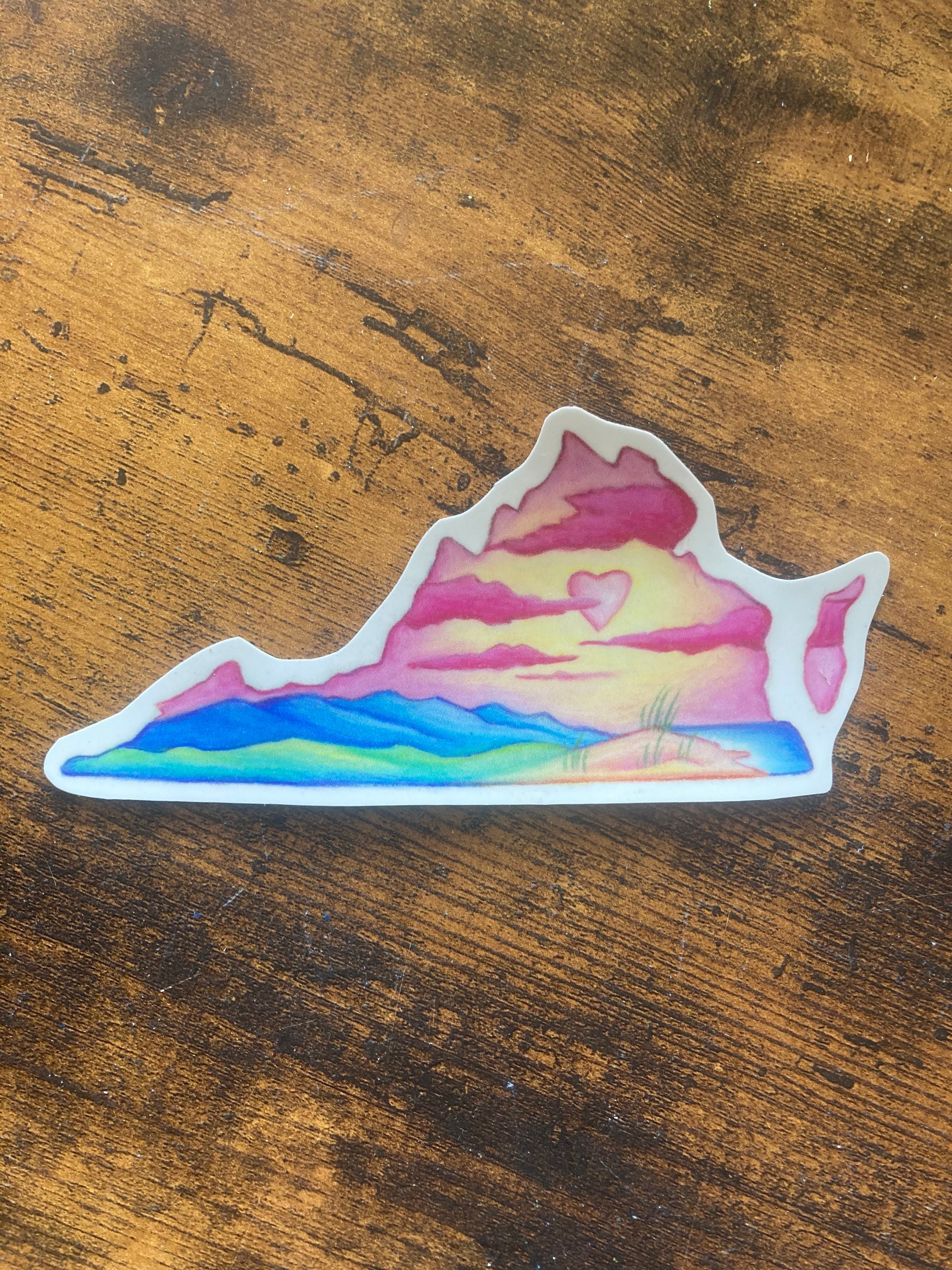 Virginia Sticker - Etsy
