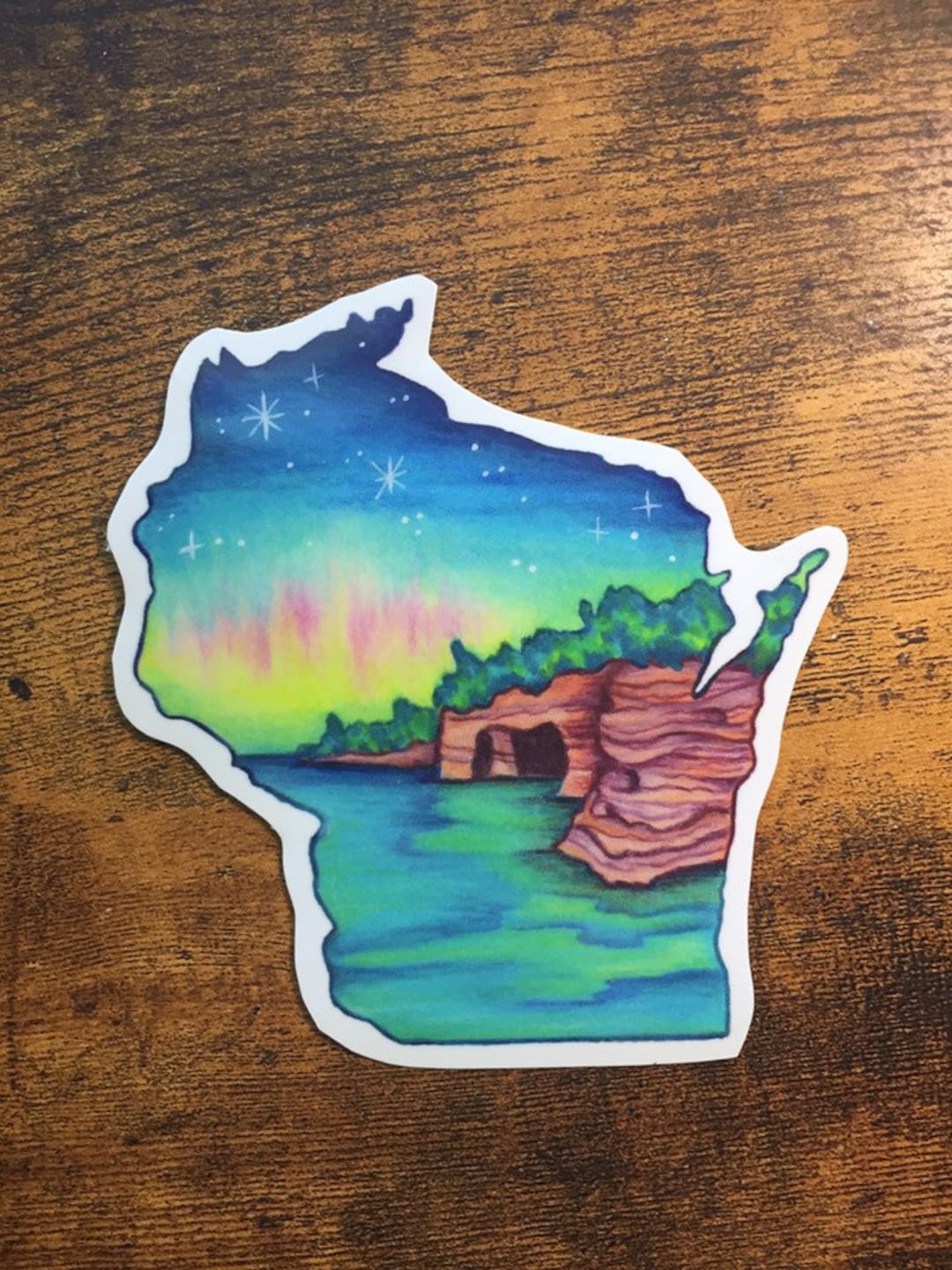 Wisconsin Dells Sticker Wisconsin Sticker - Etsy
