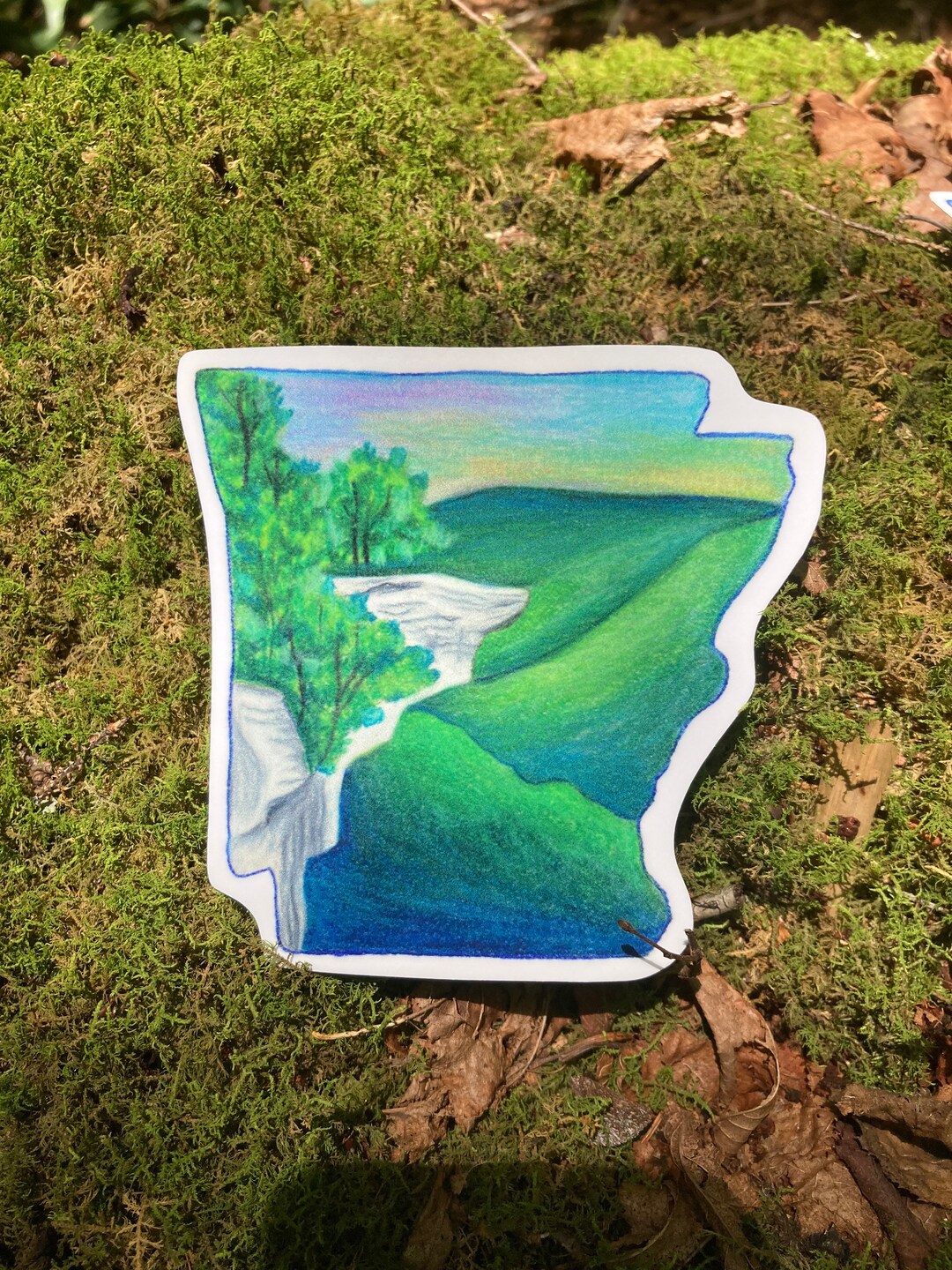 Arkansas Native Sticker Arkansas Sticker - Etsy