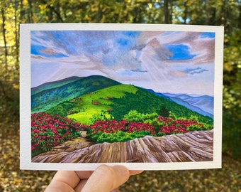 Roan Highlands print-5x7 inches.