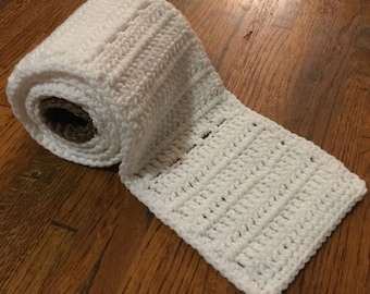 Toilet Paper Roll Scarf Pattern