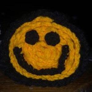 Smiley Face Scarf Pattern