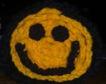 Smiley Face Scarf Pattern