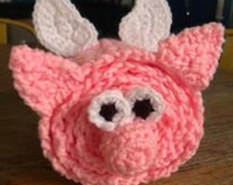Flying Pig Scarf Crochet Pattern