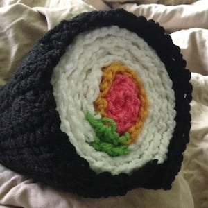 Sushi Roll Scarf Pattern