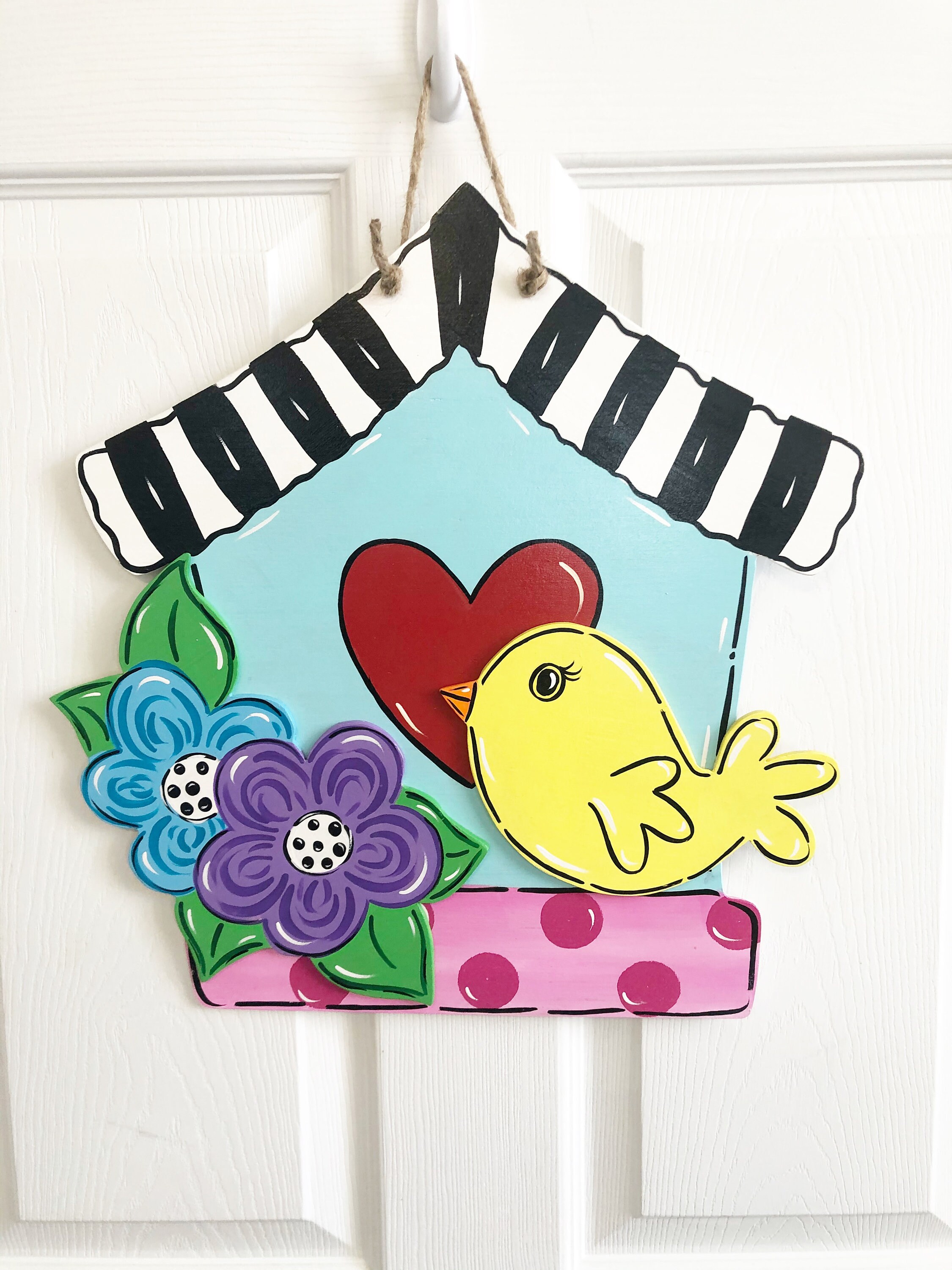 Spring/Summer Birdhouse Door Hanger Door Hanger for Front Etsy 日本