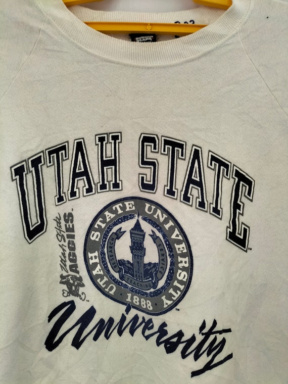 Vintage 80s Utah State University Crewneck Sweats… - image 2