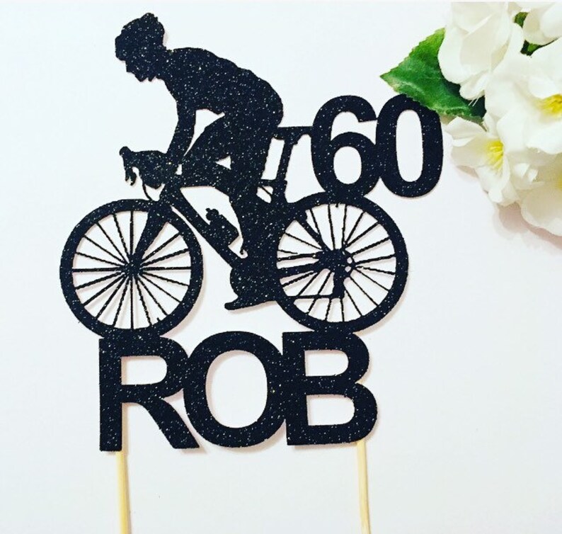 Cycling Cake Topper Birthday Cake Topper Name Cake Topper Cycling Cake Topper Birthday Cake Topper Name Cake Topper
