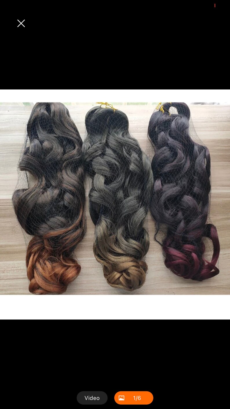 Spanish Wavy Extension Braiding Soft Curly Hair/ Braiding Etsy