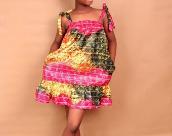 Farida rope dress/ African dress/ African girls dress/ African cloth/ Girls Dress/ African women dress
