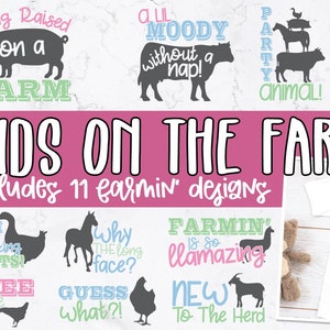 Kids On The Farm SVG Bundle