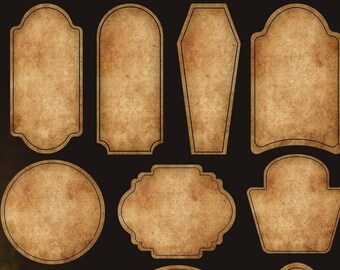 Blank Halloween Labels - Blank Potion Bottle Labels