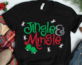 Jingle and Mingle - Jingle Bells  Christmas Bells SVG File