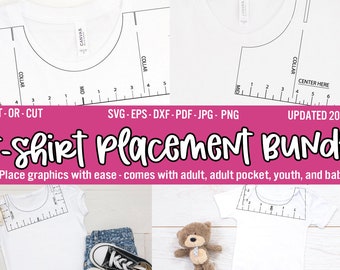 T-Shirt Placement Ruler - ULTIMATE Bundle!