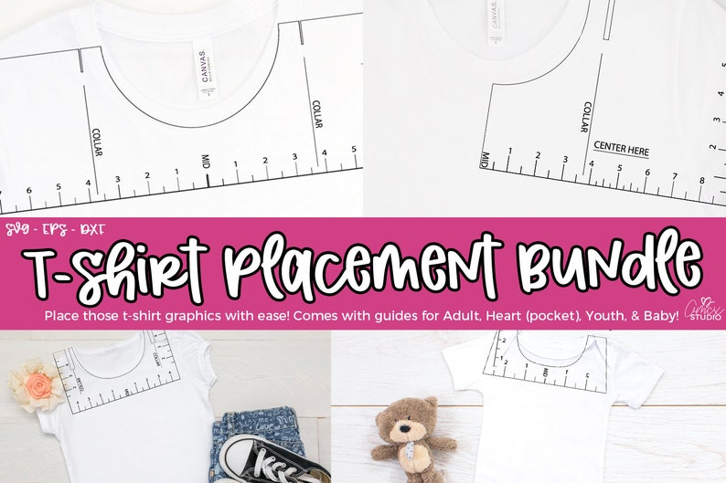 Download T-Shirt Placement Ruler ULTIMATE Bundle | Etsy