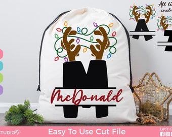 Holiday Reindeer Monogram Bundle