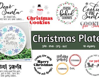Christmas Plate SVG Bundle
