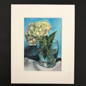 Oil Painting / 7&quot; x 5&quot; / Floral Oil Painting / Original / Floral / Hydrangeas / Impressionist / Flower / &quot;Hydrangea &quot; (#20-29)