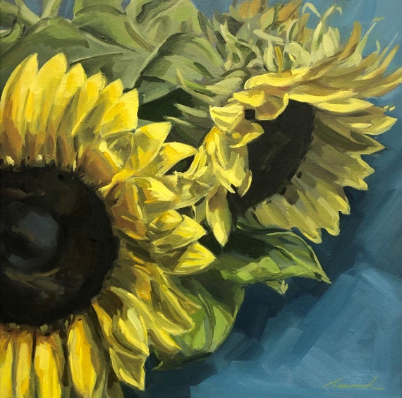 花の油絵、12 花の油絵、12