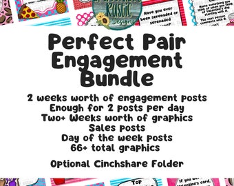 Perfect Pair | Valentine's Day | Facebook Engagement Bundle | Interaction Posts