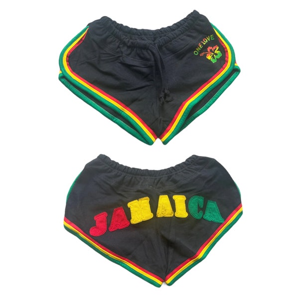 Jamaica Rasta OneLove Booty shorts