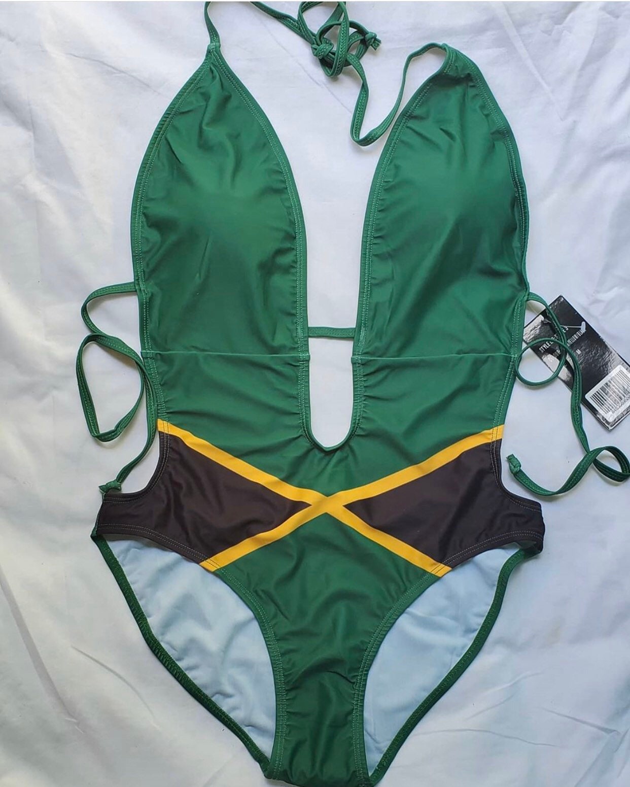 Jamaican Flag Monokini Swimsuit Etsy