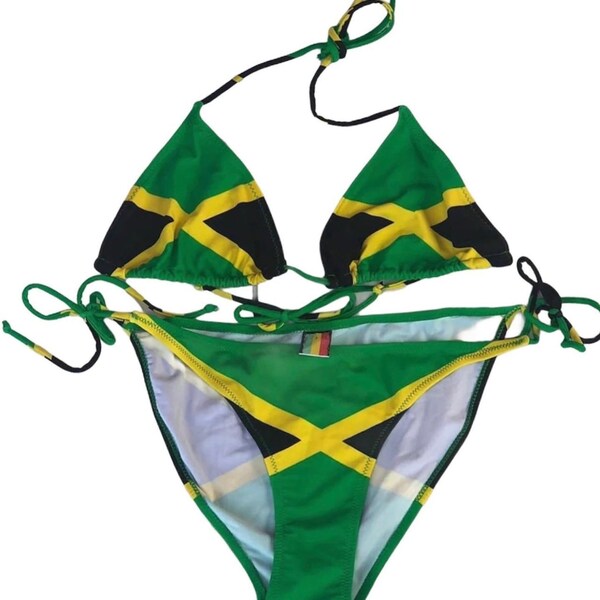 Jamaican flag bikini