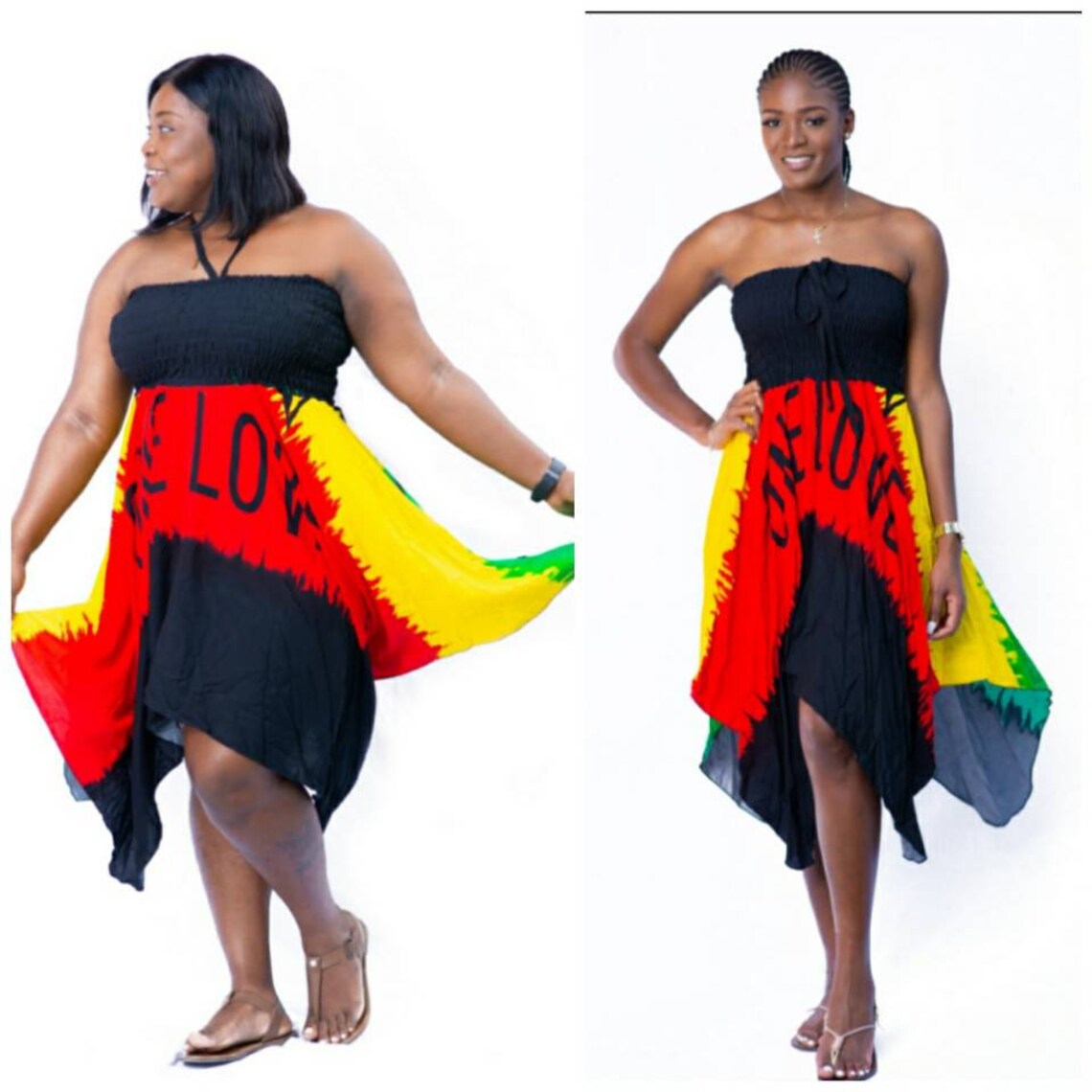 One Love Rasta Dress - Etsy