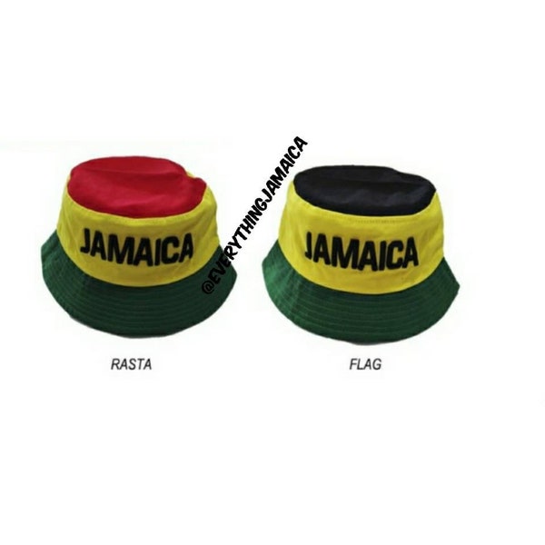 Jamaican and Rasta Bucket hats