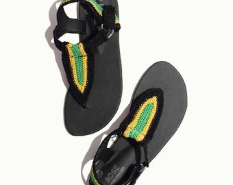 Handnitted Jamaican sandals