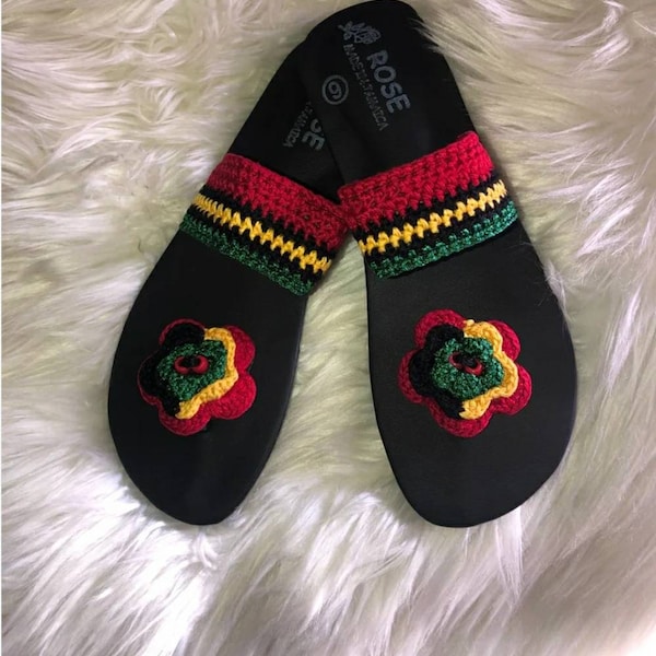 Handgestrickte Rasta Sandalen