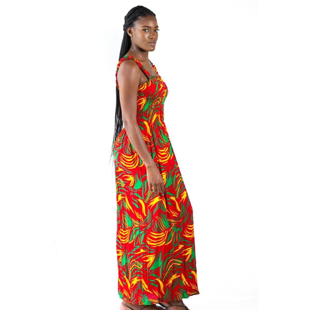 Rasta Maxi Dress - Etsy