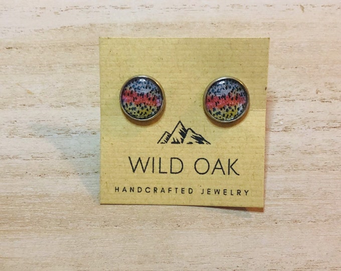 Rainbow Trout Earrings Etsy Canada