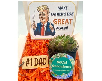 Father's Day Gift - Gift Box - Funny - Trump Card - Make Fathers Day Great Again - Stepdad - Grandfather - Foster Dad