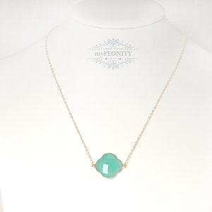 Colar de trevo turquesa, colar da sorte, joias com amuletos da sorte, joias de trevo minimalistas, colar de trevo da sorte, conjunto de joias para noivas, TA104