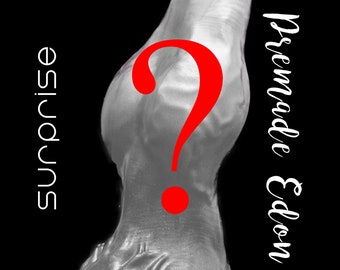 PREMADE Ready To Ship Fantasy Knotted Lycan Dildo Handmade with Platinum Silicone