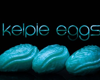 Silicone Eggs (Set of 3) - Kelpie Kegel Eggs - Silicone Eggs - Oviposition Egg - Ovipositor - Silicone Egg Toy