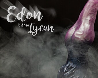 Knotted Werewolf Fantasy Dildo - Edon the Lycan - Silicone Fantasy Dildo - Fantasy Toy - Soft Silicone Dildo for Beginners