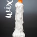 WIX - Candle Dildo - Halloween Dildo - Butt Plug - Adult Toy - Fantasy toy - Sex Toy - Anal Toy - Silicone Butt Plug 