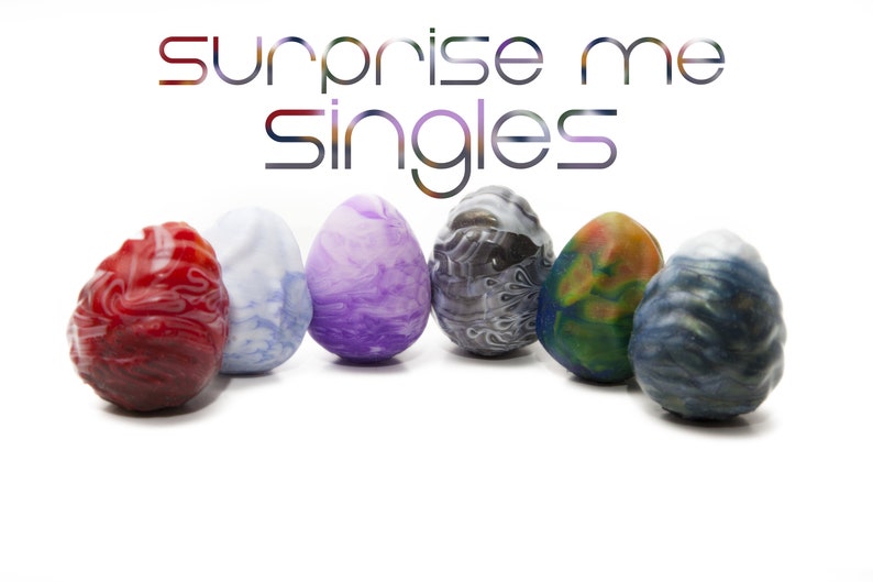 Surprise Me Single Eggs (individual eggs) - Kegel Eggs - Kegels - Silicone Eggs - Squishy Eggs - Ovipositor - Vaginal Eggs 