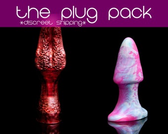 Butt Plugs - The Plug Pack | Pack of 2 | Adult Toy | Fantasy Toy | Sex Toy | Anal Toy | Silicone Butt Plug
