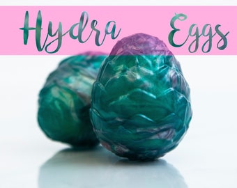 Soft Silicone Hydra Eggs for Oviposition Toys and Kegels, Custom colored adult toys handmade in the USA - Silicone Eggs - Squishy Eggs