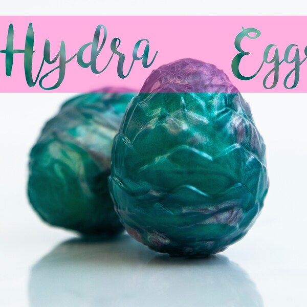 Soft Silicone Hydra Eggs for Oviposition Toys and Kegels, Custom colored adult toys handmade in the USA - Silicone Eggs - Squishy Eggs