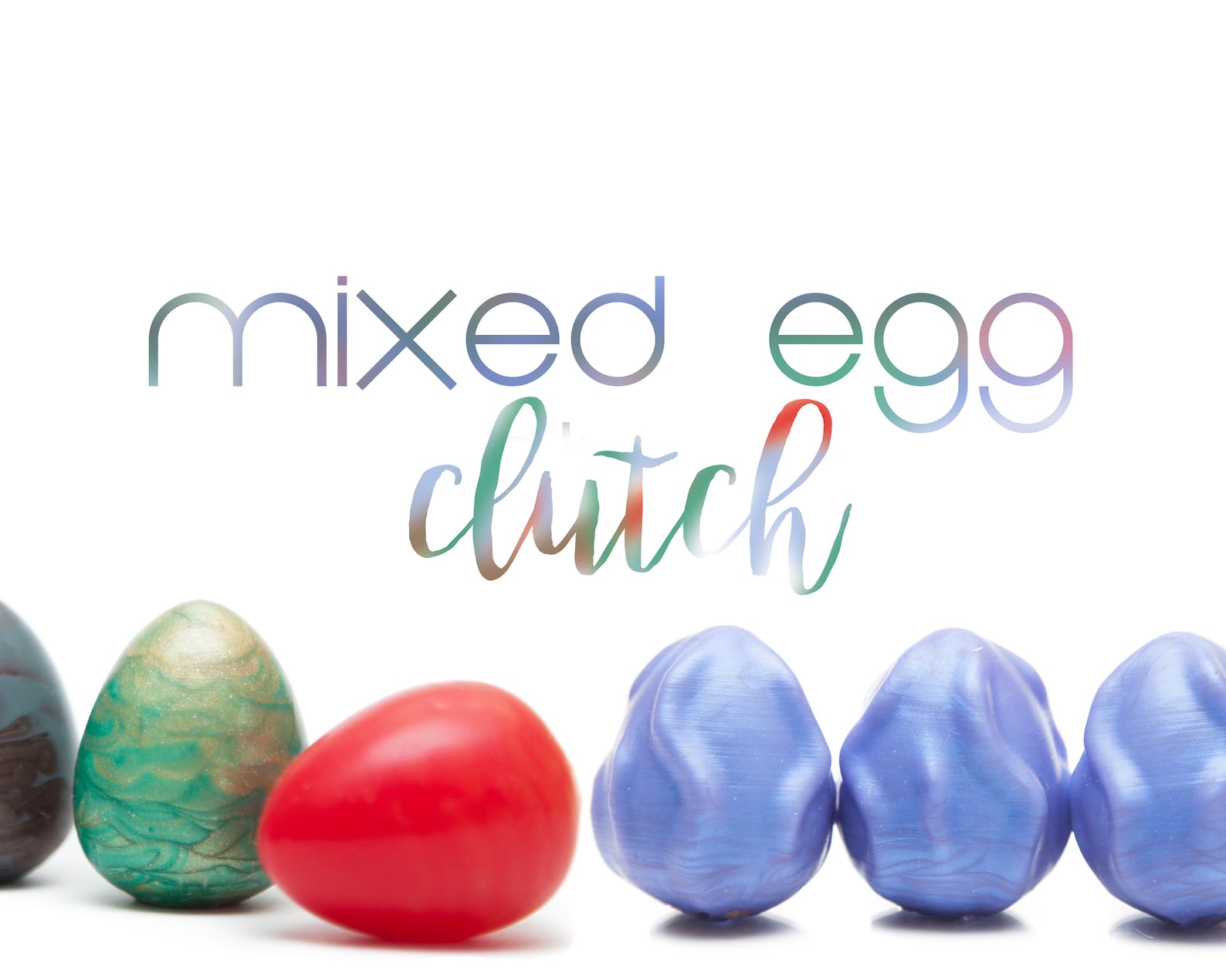 Mixed Egg Clutch set of 6 Kegel Eggs Silicone Eggs Etsy